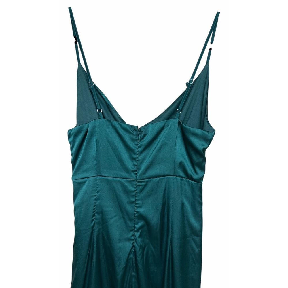 Baltic Born Monet Satin Gown Emerald Green Women's Size Small - Picture 4 of 11